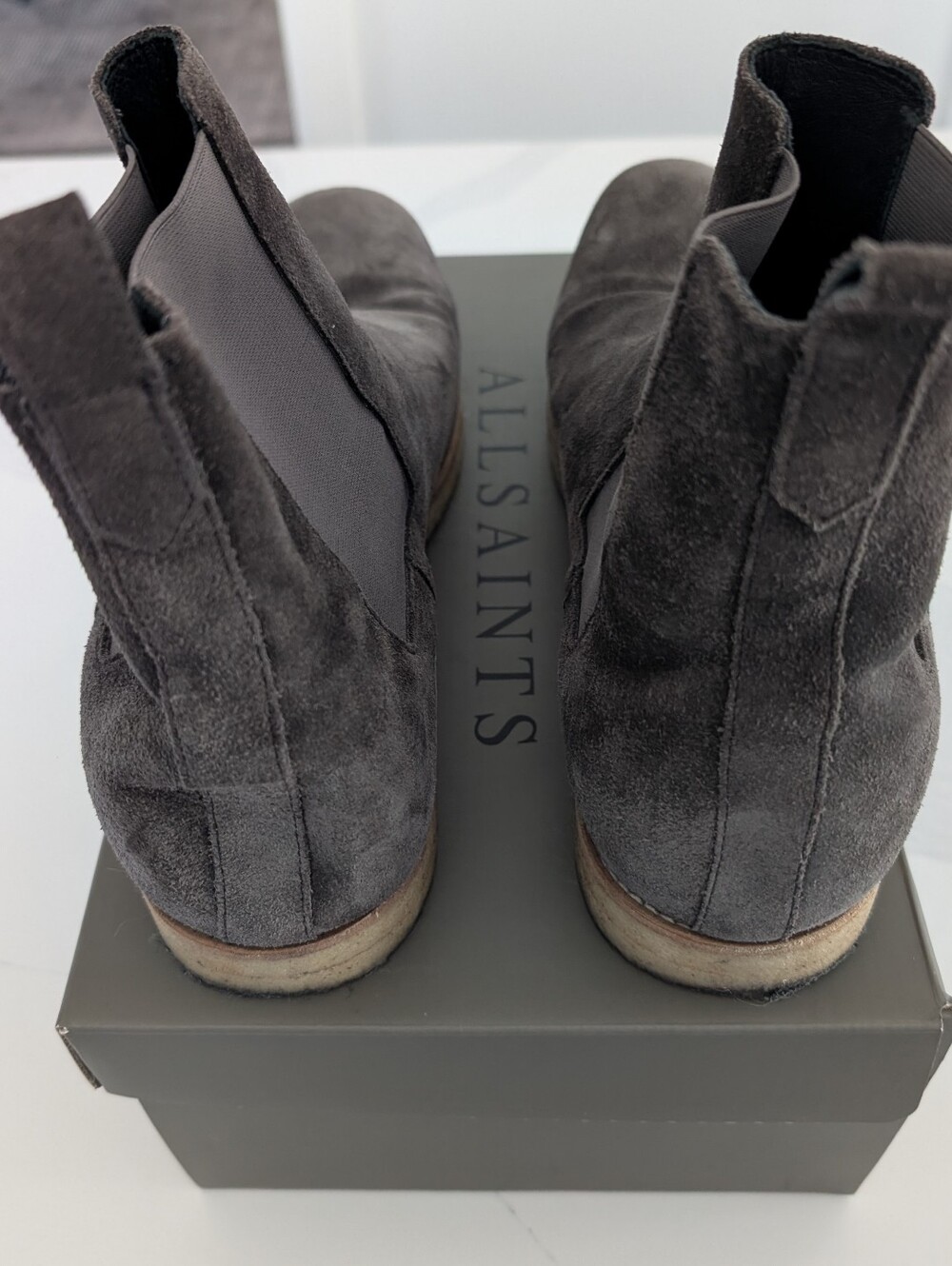 AllSaints Rhett Suede Boots - Picture 4 of 5